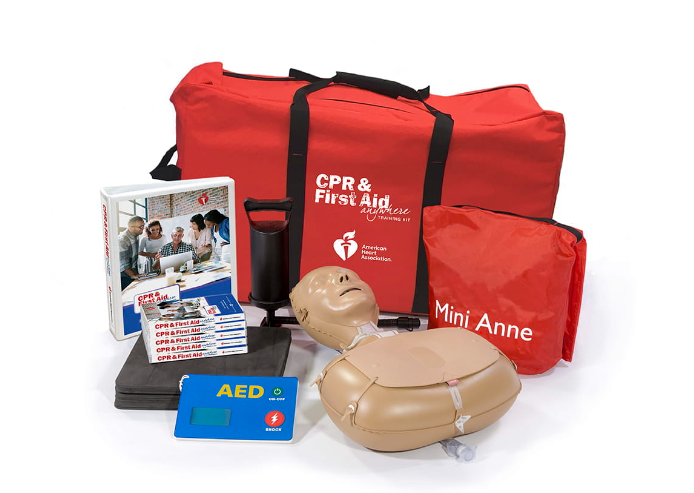 American Heart Association CPR & First Aid Anywhere Training Kit